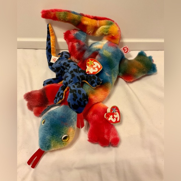 Ty Lizzie beanie buddy and baby pair - Picture 3 of 7